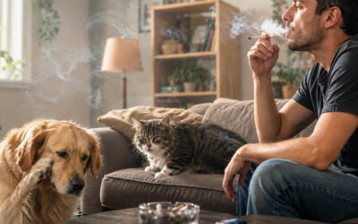 Smoking Indoors Around Dogs and Cats: What Pet Owners Should Know